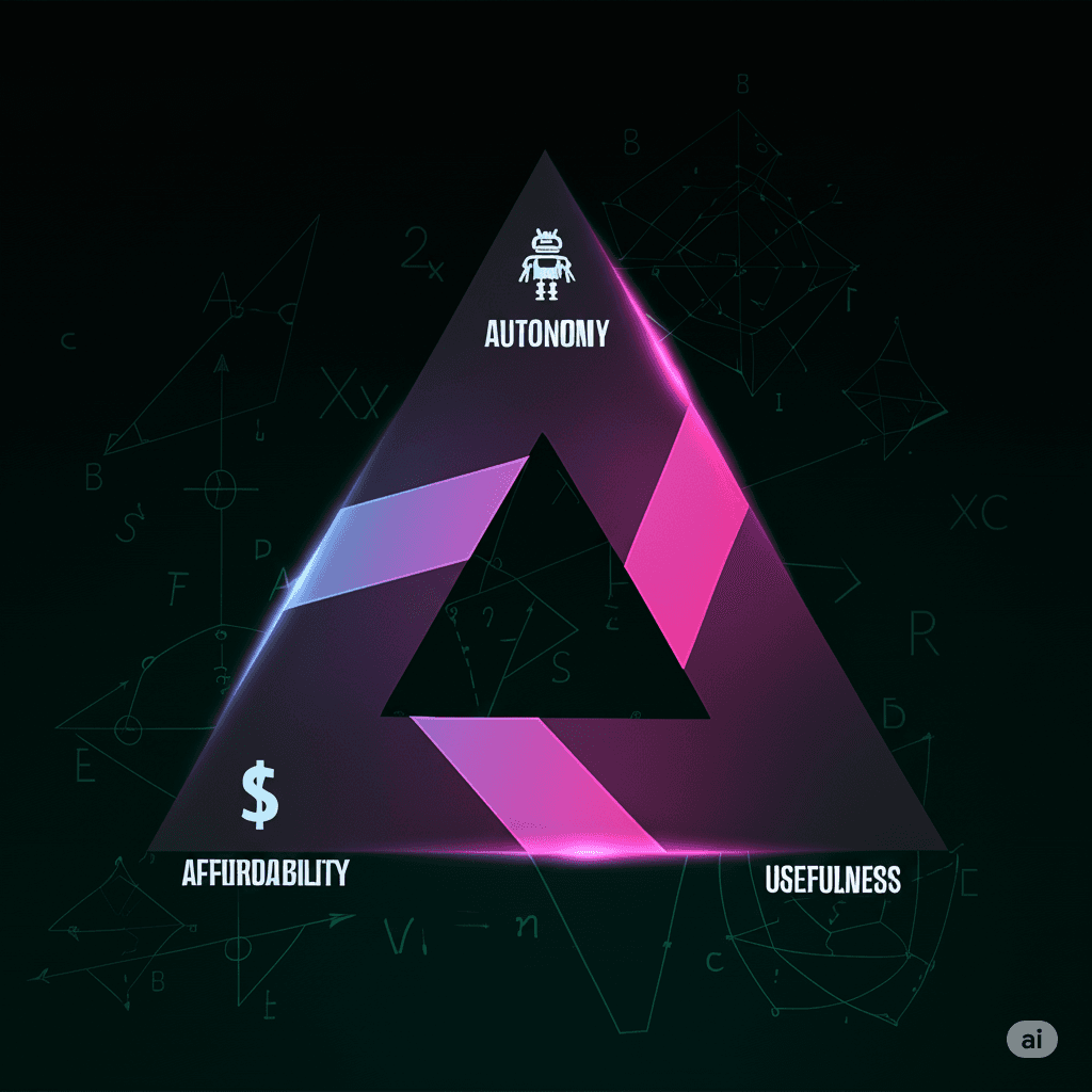 The Creativity Trilemma: Why AI Can't Have It All (And Why That's Actually Great News)